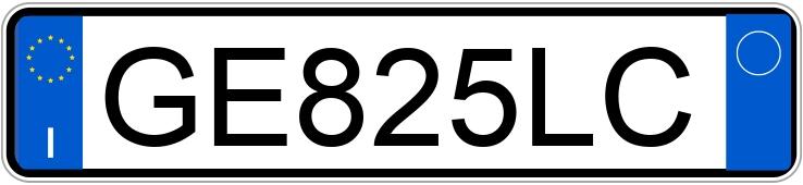 Numer rejestracyjny GE825LC posiada FORD Fiesta 7a serie