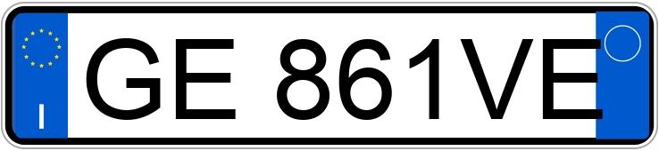 Numer rejestracyjny GE861VE posiada JEEP Renegade