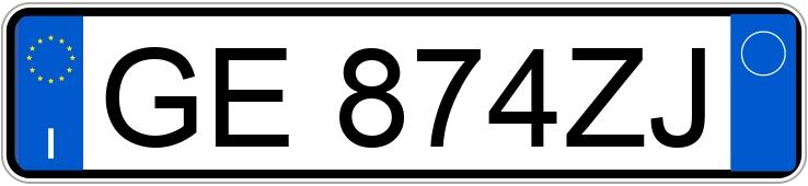 Numer rejestracyjny GE874ZJ posiada FIAT Panda 3a serie Numer rejestracyjny GE874ZJ posiada FIAT Panda 3a serie