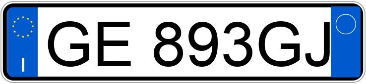 Numer rejestracyjny GE893GJ posiada BMW X1