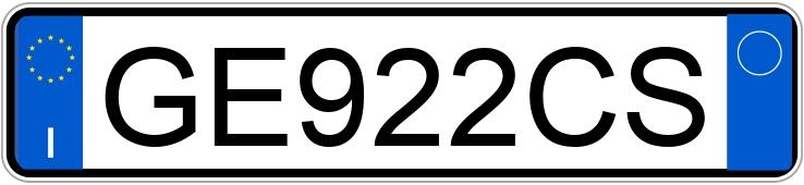 Numer rejestracyjny GE922CS posiada AUDI A6 5a serie Numer rejestracyjny GE922CS posiada AUDI A6 5a serie