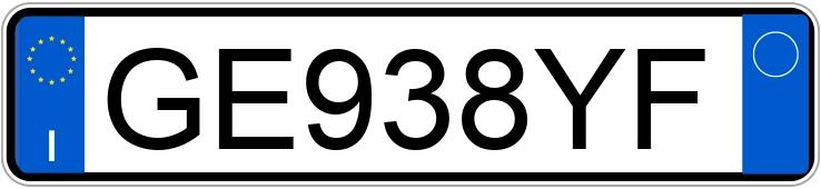 Numer rejestracyjny GE938YF posiada NISSAN Qashqai 2a serie