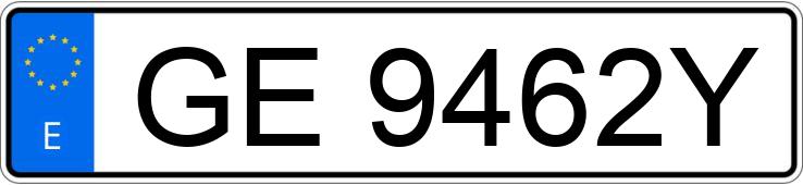 Numer rejestracyjny GE9462Y posiada RENAULT 5 Numer rejestracyjny GE9462Y posiada RENAULT 5