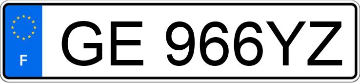 Numer rejestracyjny GE966YZ posiada RENAULT MASTER III