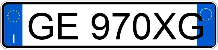 Numer rejestracyjny GE970XG posiada FIAT Punto 1a serie