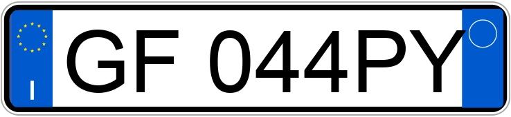 Die Registrierungsnummer GF044PY hat PORSCHE 718 BOXSTER T