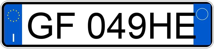 Numer rejestracyjny GF049HE posiada JAGUAR XF 2a serie