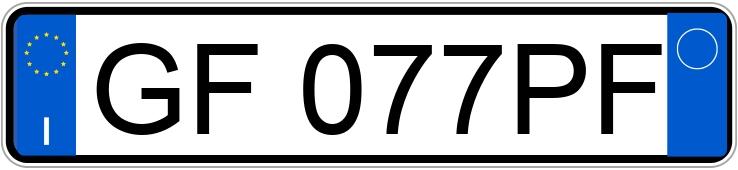 Numer rejestracyjny GF077PF posiada CITROEN e-C4