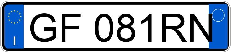 Numer rejestracyjny GF081RN posiada TOYOTA Yaris 4a serie