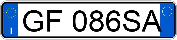 Numer rejestracyjny GF086SA posiada SMART fortwo 3as.