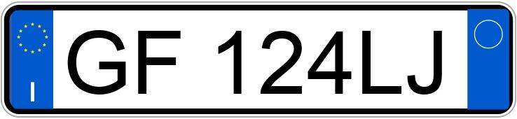 Numer rejestracyjny GF124LJ posiada FIAT Tipo