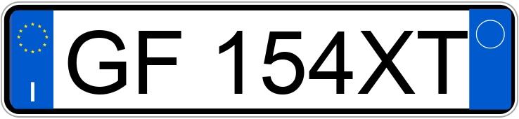 Numer rejestracyjny GF154XT posiada Nissan Qashqai