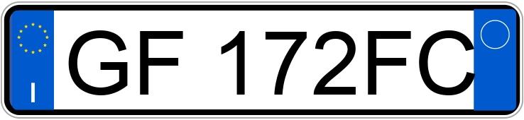 Numer rejestracyjny GF172FC posiada SUZUKI Swift