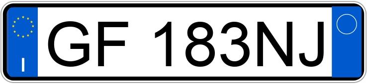 Numer rejestracyjny GF183NJ posiada AUDI Q3 2a serie