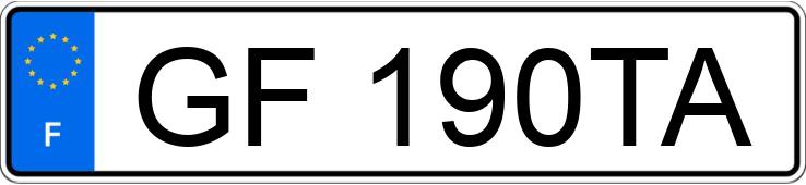 Numer rejestracyjny GF190TA posiada RENAULT SCENIC IV