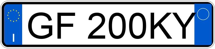 Numer rejestracyjny GF200KY posiada AUDI A1 2a serie Numer rejestracyjny GF200KY posiada AUDI A1 2a serie