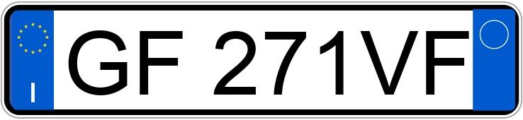 Numer rejestracyjny GF271VF posiada JEEP Compass 2a serie