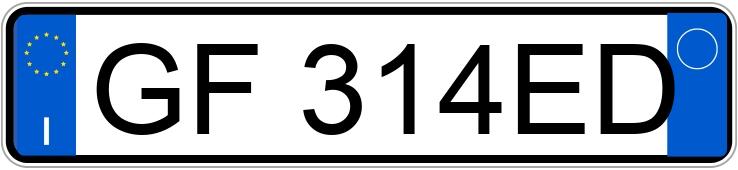 Numer rejestracyjny GF314ED posiada AUDI A1 2a serie Numer rejestracyjny GF314ED posiada AUDI A1 2a serie