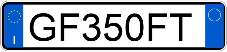 Numer rejestracyjny GF350FT posiada FIAT 500 Numer rejestracyjny GF350FT posiada FIAT 500