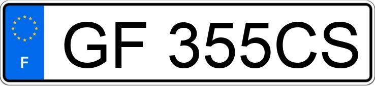 Numer rejestracyjny GF355CS posiada KIA NIRO