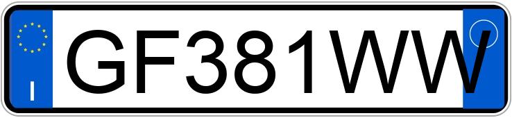 Numer rejestracyjny GF381WW posiada ALFA ROMEO Stelvio