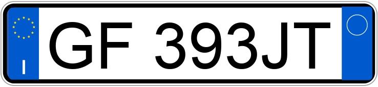 Numer rejestracyjny GF393JT posiada FIAT Tipo