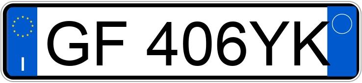 Numer rejestracyjny GF406YK posiada FORD Fiesta 7a serie