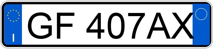 Numer rejestracyjny GF407AX posiada JEEP Wrangler 4a serie