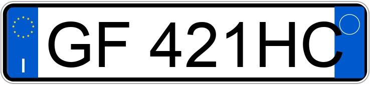 Numer rejestracyjny GF421HC posiada Porsche Cayenne