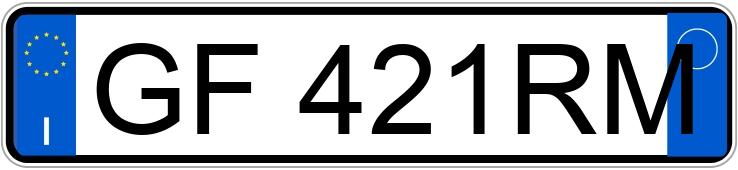 Numer rejestracyjny GF421RM posiada AUDI Q8