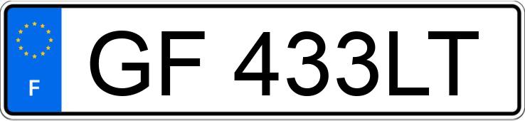 Numer rejestracyjny GF433LT posiada BMW SERIE 3 VII