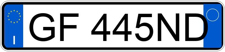 Numer rejestracyjny GF445ND posiada OPEL Crossland