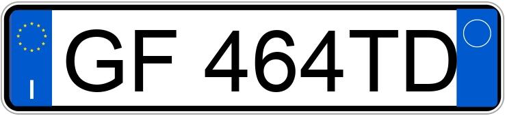 Numer rejestracyjny GF464TD posiada AUDI A6 5a serie