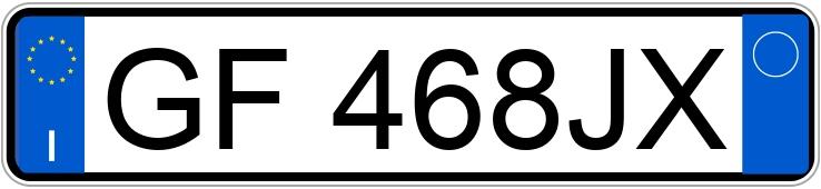 Numer rejestracyjny GF468JX posiada VOLKSWAGEN up!