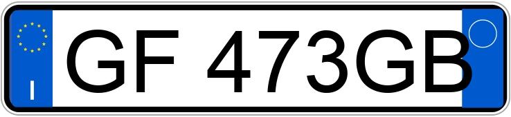 Numer rejestracyjny GF473GB posiada FIAT 500 Numer rejestracyjny GF473GB posiada FIAT 500