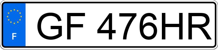 Numer rejestracyjny GF476HR posiada RENAULT CLIO V