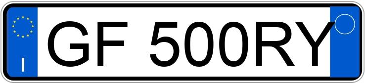 Numer rejestracyjny GF500RY posiada AUDI A4 5a serie