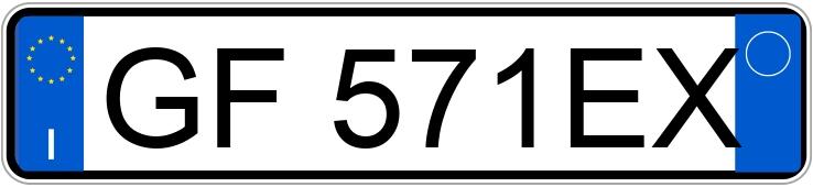 Numer rejestracyjny GF571EX posiada FIAT 500X Numer rejestracyjny GF571EX posiada FIAT 500X