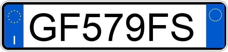 Numer rejestracyjny GF579FS posiada CITROEN C3 3a serie