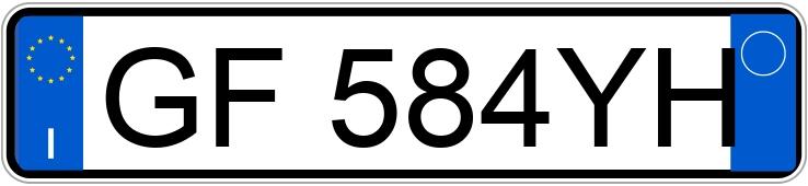 Numer rejestracyjny GF584YH posiada ALFA ROMEO Stelvio