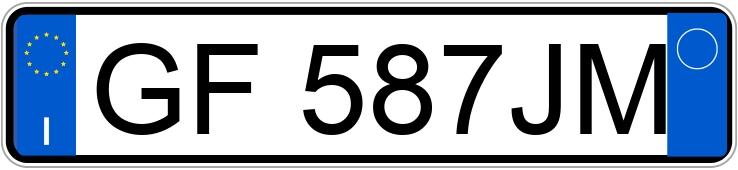 Numer rejestracyjny GF587JM posiada NISSAN Qashqai 3a serie Numer rejestracyjny GF587JM posiada NISSAN Qashqai 3a serie