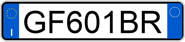 Numer rejestracyjny GF601BR posiada ALFA ROMEO Stelvio