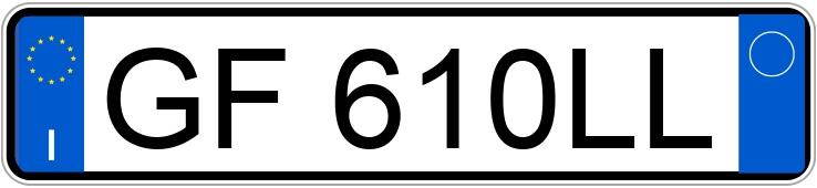 Numer rejestracyjny GF610LL posiada MERCEDES Classe E