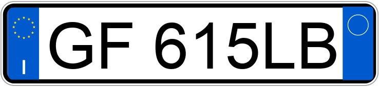 Numer rejestracyjny GF615LB posiada FIAT 500X