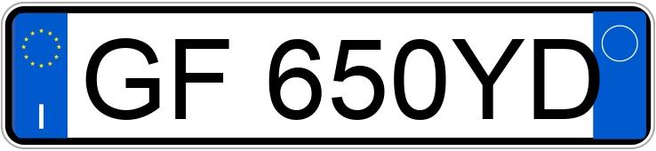 Numer rejestracyjny GF650YD posiada AUDI A3 4a serie Numer rejestracyjny GF650YD posiada AUDI A3 4a serie