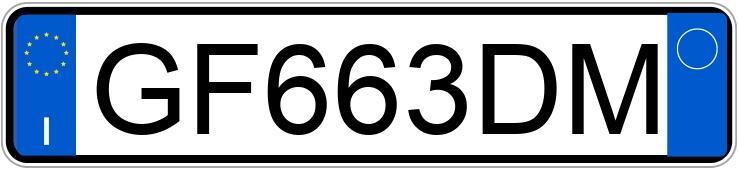 Numer rejestracyjny GF663DM posiada FORD EcoSport