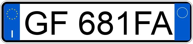 Numer rejestracyjny GF681FA posiada FIAT 500 Numer rejestracyjny GF681FA posiada FIAT 500