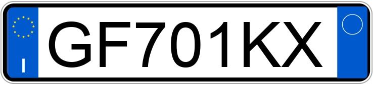 Numer rejestracyjny GF701KX posiada TOYOTA Aygo 2a serie Numer rejestracyjny GF701KX posiada TOYOTA Aygo 2a serie