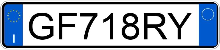 Numer rejestracyjny GF718RY posiada FIAT 500 Numer rejestracyjny GF718RY posiada FIAT 500