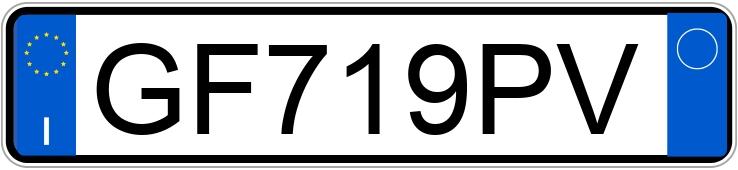 Numer rejestracyjny GF719PV posiada FORD Mustang Mach-E